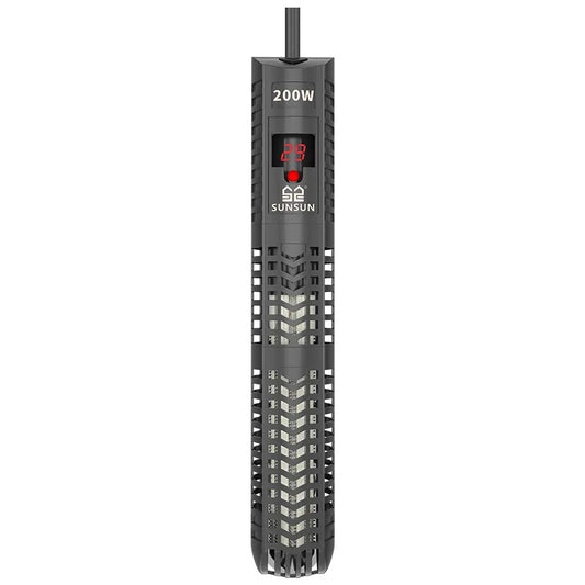 SUNSUN Aquarium Submersible Heater - Digital Adjustable Water Heating Rod with LCD Display, Constant Temperature Control (500W)