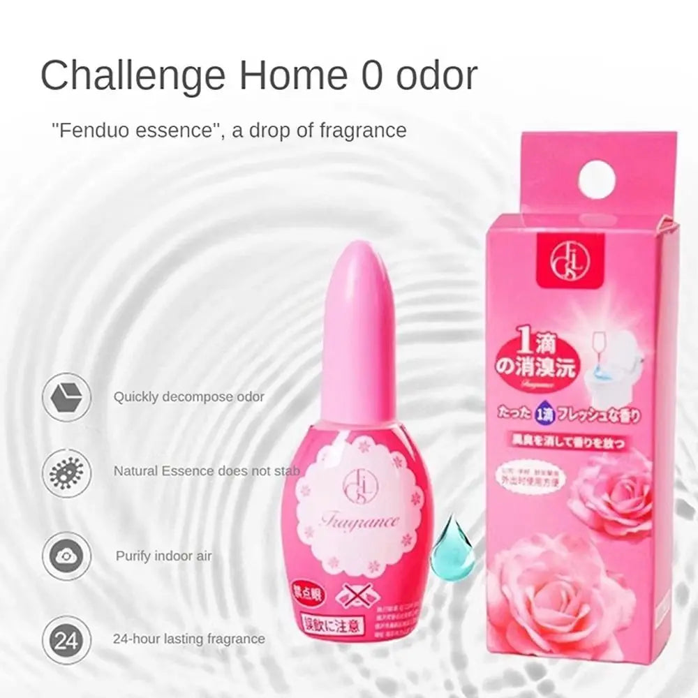20ml Yuan Toilet Deodorant – One Drop Fragrance Liquid, Indoor Aromatherapy & Air Freshener to Remove Odor