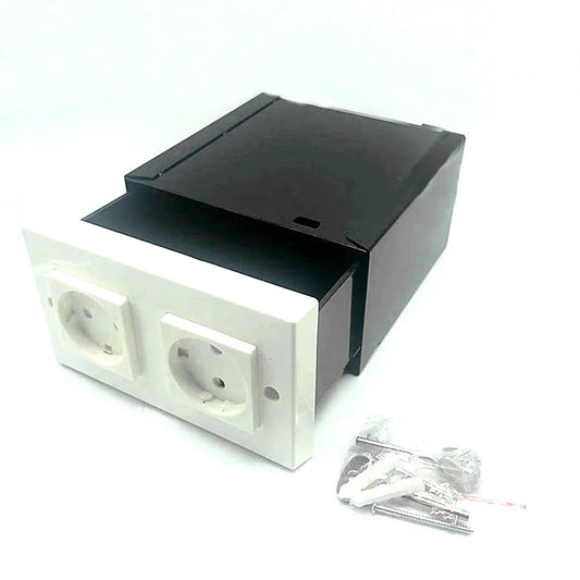 Imitation Double Plug European Standard Socket Wall Safe – Hidden Secret Security Stash Box