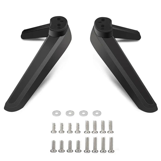 Universal TV Stand Base Replacement – Pedestal Mount Legs for 17–20mm TVs, Easy Installation Tabletop Stand