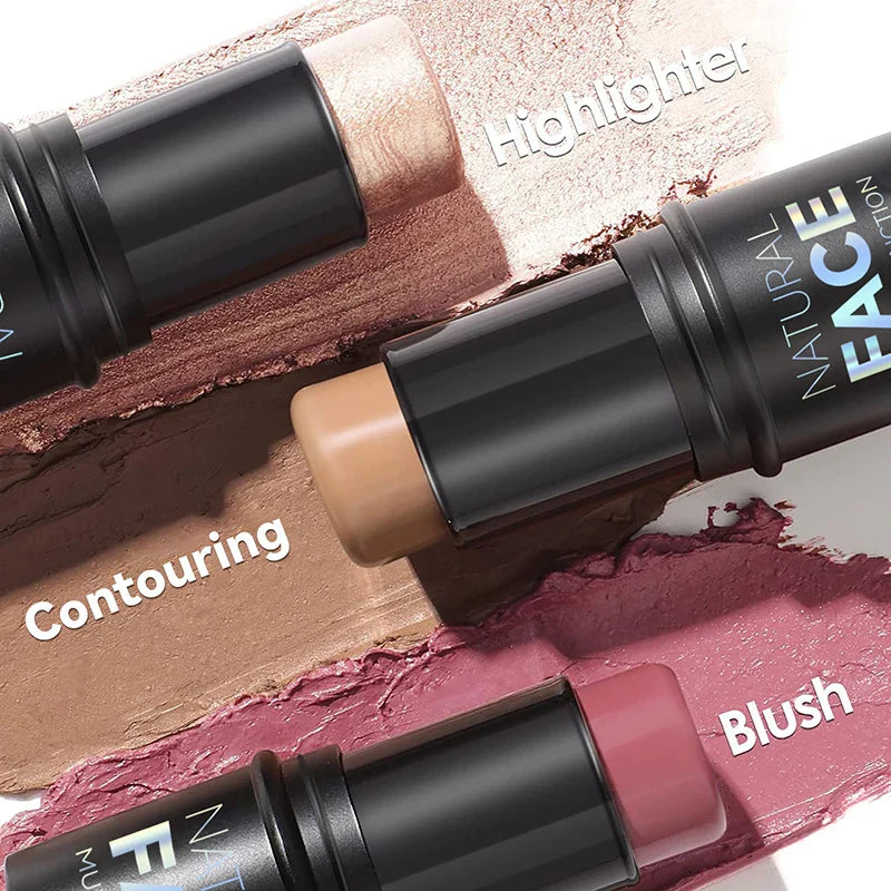 Face Pearl Stone Highlighter Stick – Long-Lasting Contour & Brightening Cheek Illuminator Makeup