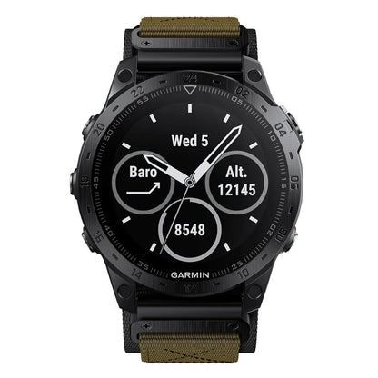 Nylon Quick Fit Loop Strap for Garmin Fenix & Forerunner — 22mm, 26mm Bands for Fenix 7X/7 Pro/6X/6/5X/5 Plus, Tactix 7, Forerunner 965/955, Enduro 2