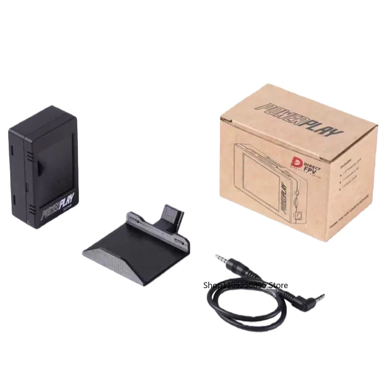 ImmersionRC PowerPlay FPV DVR with H.264 Encoding, 60FPS Recording & Built-in 6cm LCD Display – Compatible with FatShark Goggles