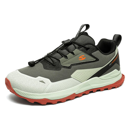 HOBIBEAR Hiking Shoes for Men & Women – Elastic Band, Non-Slip, Comfortable Outdoor Walking & Running Sneakers