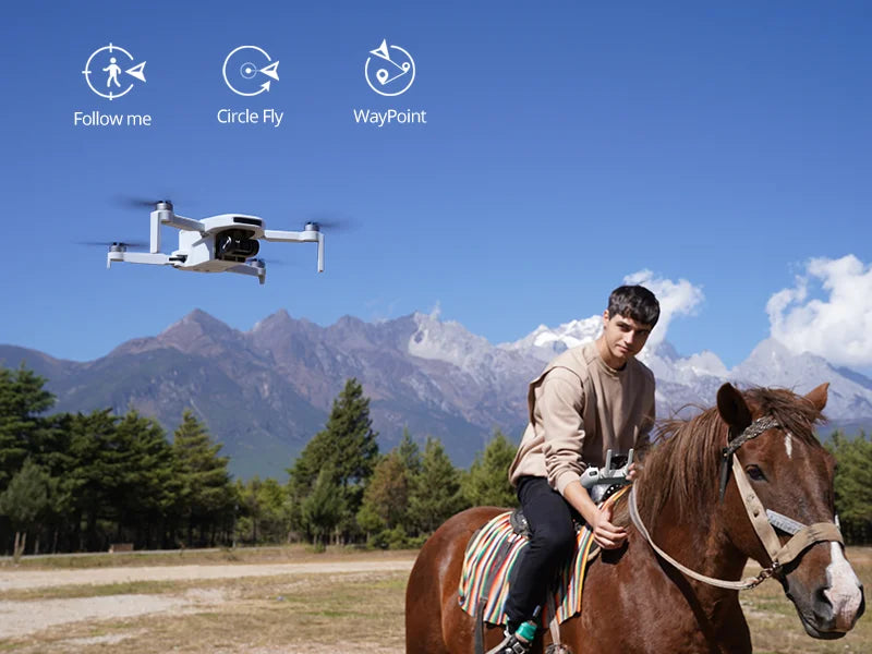 Potensic ATOM SE Drone — Under 249g GPS, Auto Return, Single-Axis Gimbal, EIS, 4KM Waypoint & Follow Me