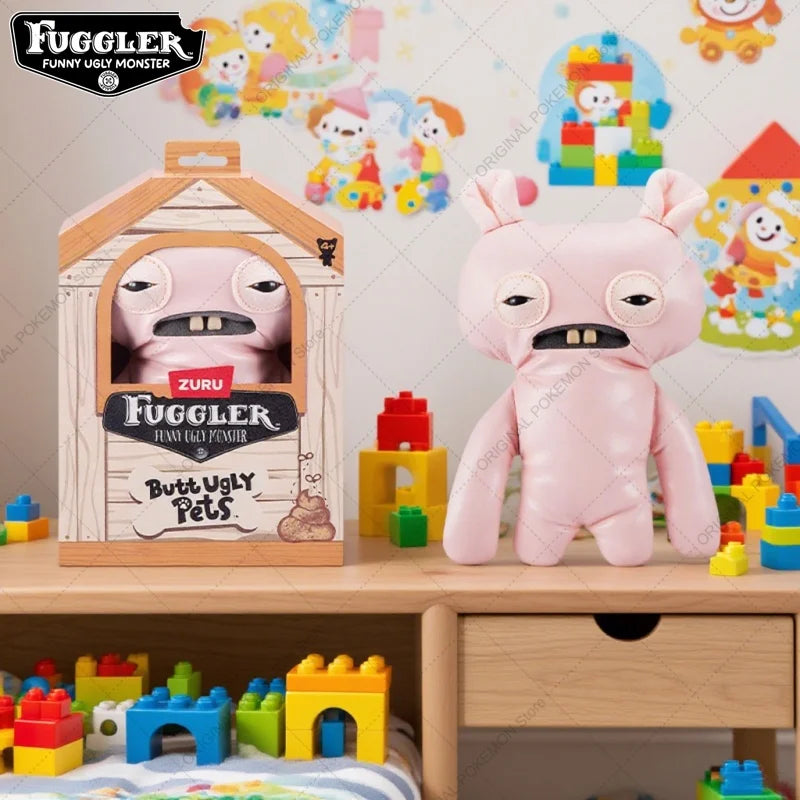 Original Fuggler Ugly Teeth Monsters Plush Toys – Butt Ugly Pets Snowman & Reindeer Dolls for Christmas & Kids Gifts