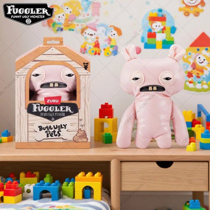 Original Fuggler Ugly Teeth Monsters Plush Toys – Butt Ugly Pets Snowman & Reindeer Dolls for Christmas & Kids Gifts