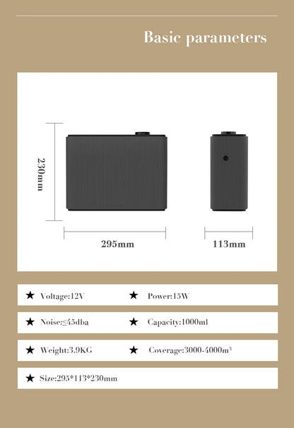 NAMSTE 4000m³ Fragrance Diffuser – Smart Timing Scent Air Machine for Home, Hotel & Spa, Electric Aroma Diffuser