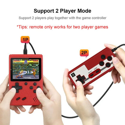 Retro Portable Mini Handheld Video Game Console - 8-Bit 3.0 Inch Color LCD - Built-in 400 Games - Kids Color Game Player