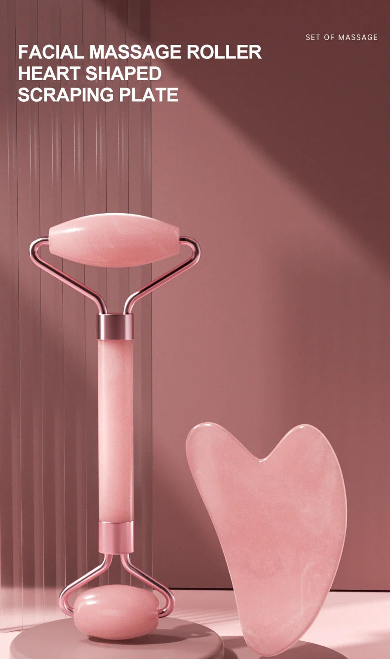 Facial Roller for Face, Neck, and Eyes – Resin Massage Instrument, Health Care Scraping Board for Muscle & Beauty Skincare
