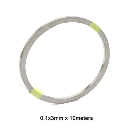 10m Roll 18650 Li-Ion Battery Nickel-Plated Strip – 0.1mm-0.2mm Spot Weld Steel Connector Belt