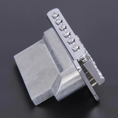 6-String Guitar Bridge Saddle Tailpiece — Tremolo Bridge for Strat SQ ST Electric Guitars, Standard Guitar Accessory
