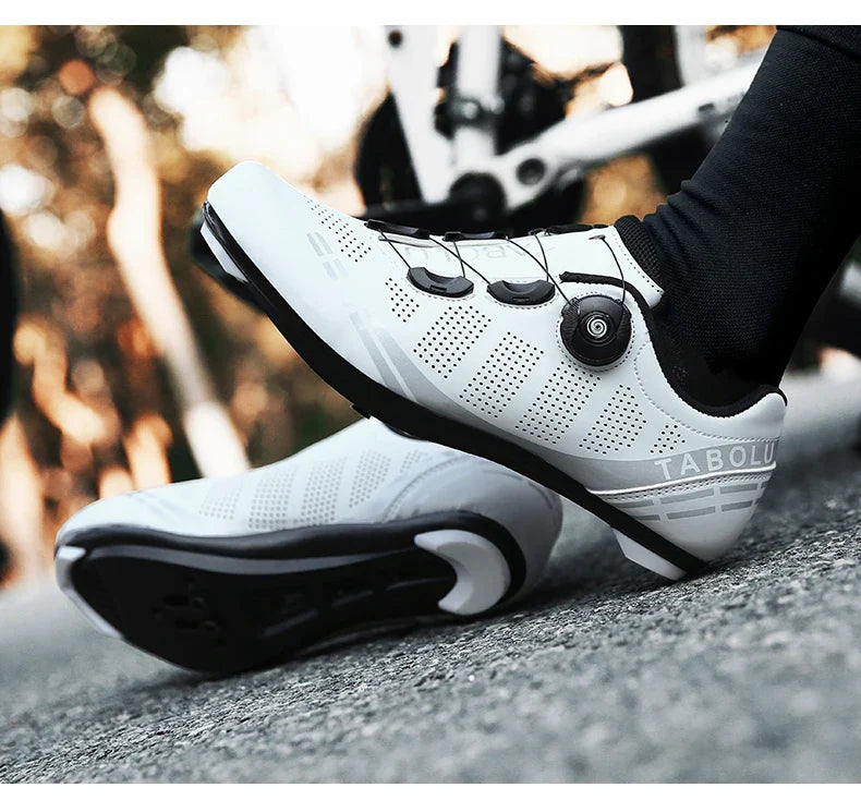 LiXingMing Road Cycling Shoes — Men & Women Racing Sneakers with SPD Cleats