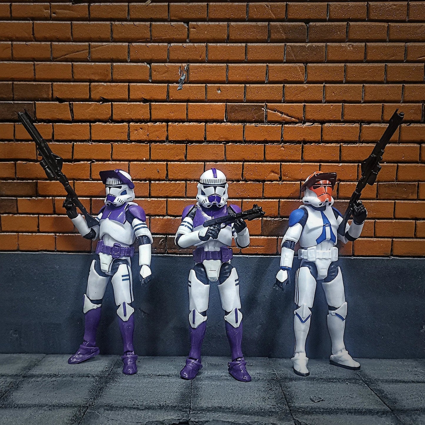 Star Wars 3.75" Clone Trooper Action Figure — 1/18 501st & 187th Legion REX ARF P1/P2 Toy Model