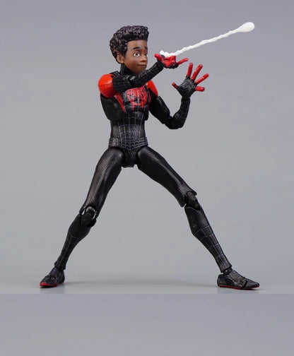 Miles Morales Spider-Man Action Figure — Into the Spider-Verse Collectible Toy for Kids Gift