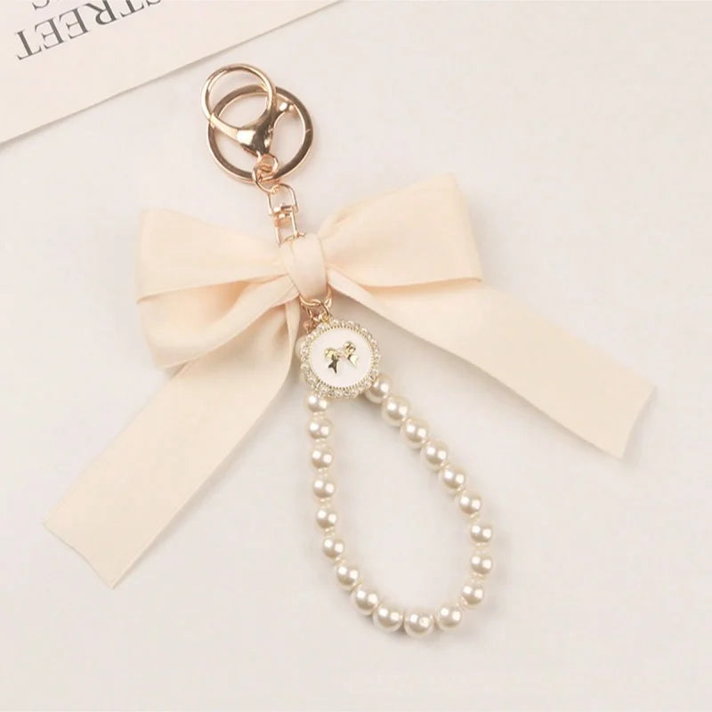 Large Bow Keychain — Decorative Bag & DIY Accessory for Hanging, Headphone Case, and Ornaments