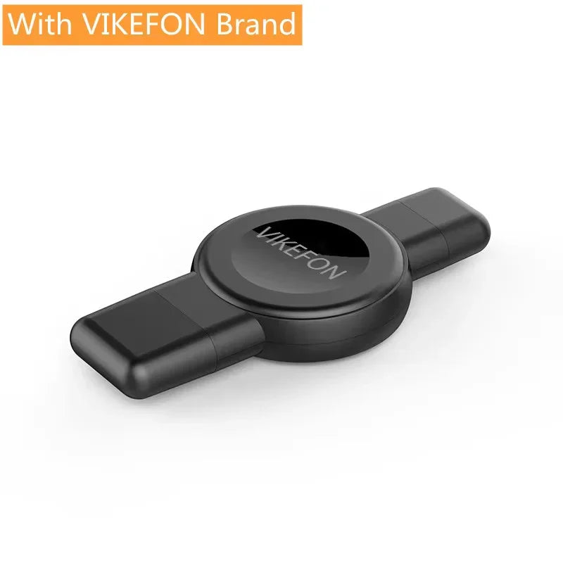 Magnetic Wireless Watch Charger USB-C — Fast Charging for Apple Watch 9/8/7/6/5/4/SE & Samsung Galaxy Watch 7/6/5/4 Active 1/2