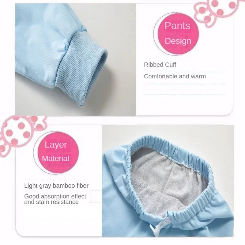 Children’s Waterproof Training Pants – Cotton Washable Breathable Leak-Proof Cloth Diapers for Kids