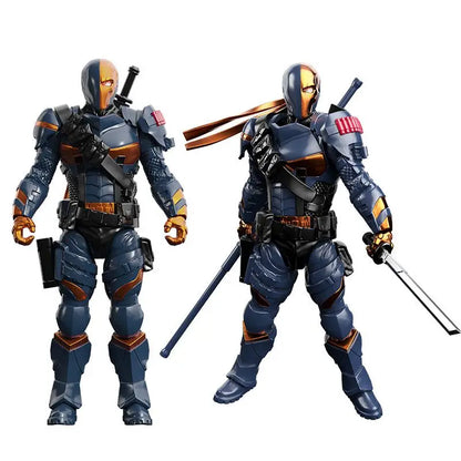 F5 Roundd Culture Batman Arkham Knight Figure – Deathstroke & Red Hood Movable Anime Blind Box Toy Collection Gift