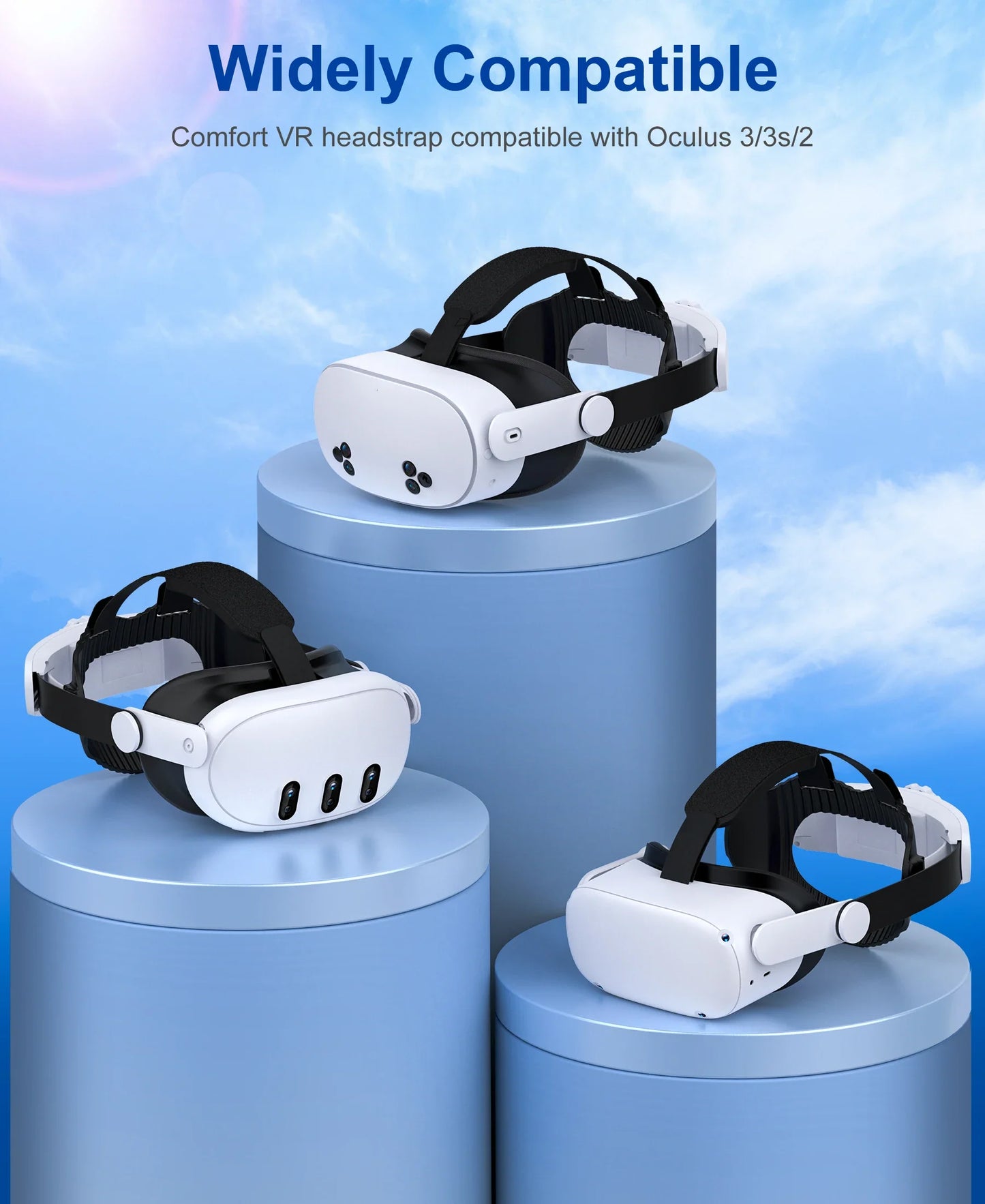 BEBONCOOL 8000mAh MV1000 Battery Head Strap – Compatible with Meta Quest 3S, Quest 3 & Quest 2 Oculus Headset