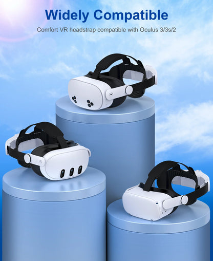 BEBONCOOL 8000mAh MV1000 Battery Head Strap – Compatible with Meta Quest 3S, Quest 3 & Quest 2 Oculus Headset
