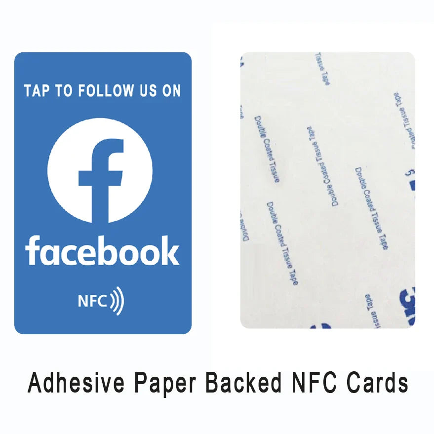 Universal NFC Google Review Cards – Instagram & Facebook Tap-to-URL Social Business Cards for Android & iPhone