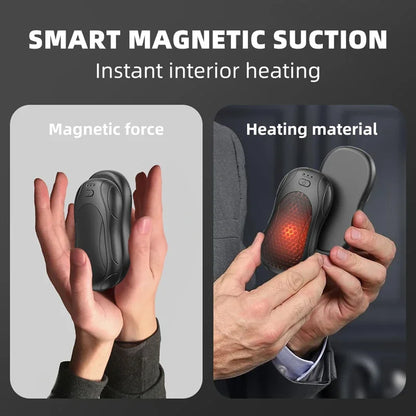 Xiaomi Magnetic Electric Hand Warmer – Portable Durable Heater with 3-Level Temperature Control