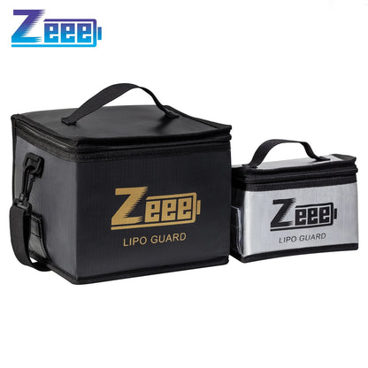 Zeee Lipo Battery Safety Bag – Fireproof & Explosion-Proof RC Car Storage (2 Sizes)