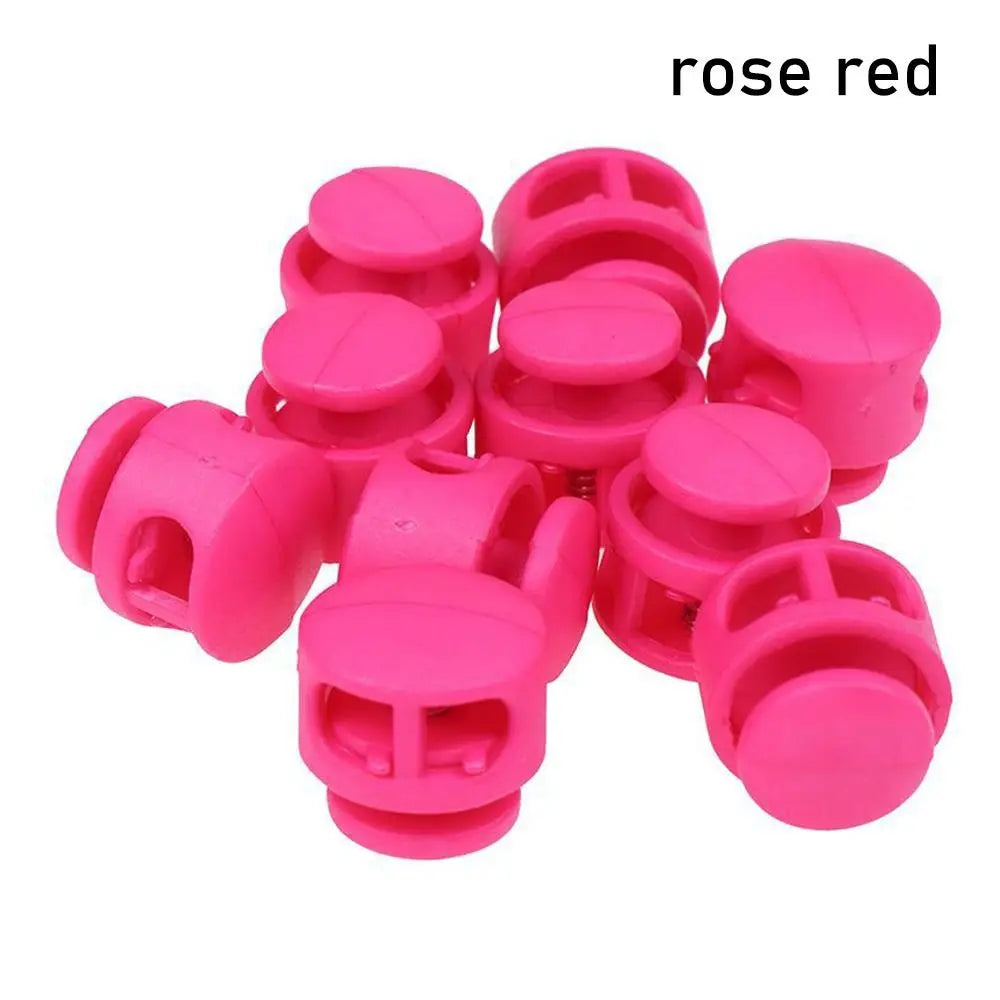 10Pcs Paracord Lanyard Cord Lock Stopper – Spring Toggle Clips for Backpacks, Sportswear, Shoelaces & Bags