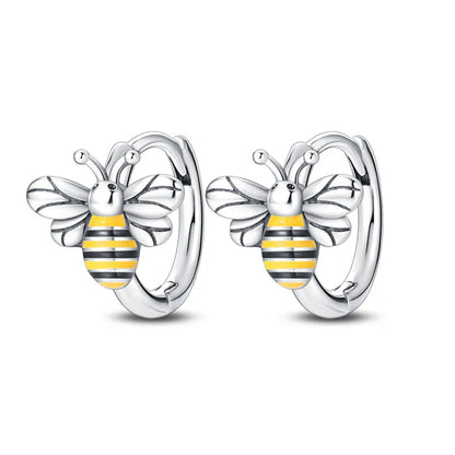 2024 New 925 Sterling Silver Rectangular Hoop Earrings with Zircon - Golden Luxury Wedding Gift for Women