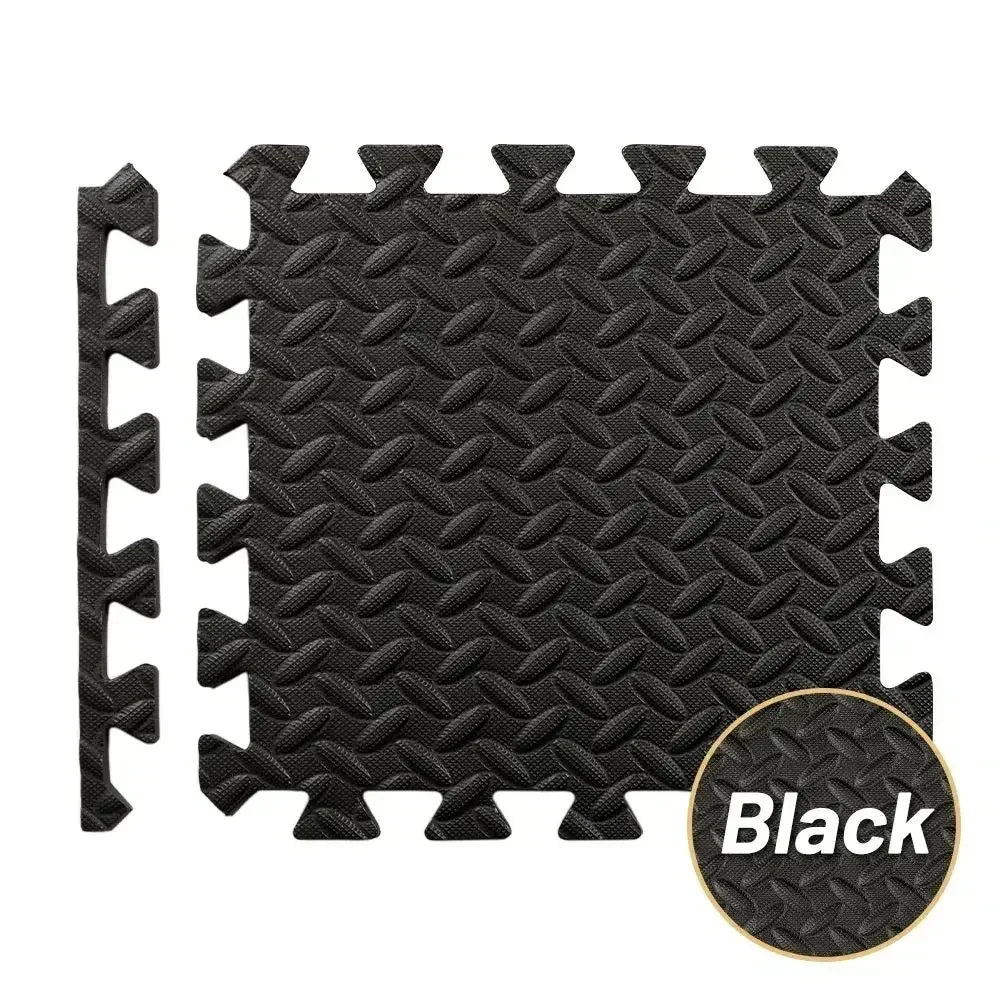 EVA Foam Massage Cushion Interlocking Gym Floor Mats – Non-Slip Puzzle Exercise Mat for Home Gym, Yoga & Acupressure Support