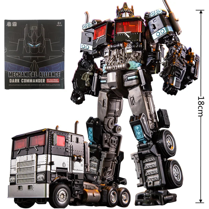 Robot Car Transformation Toy - Alloy Plastic Optimus Prime Action Figure Kids Birthday Gift