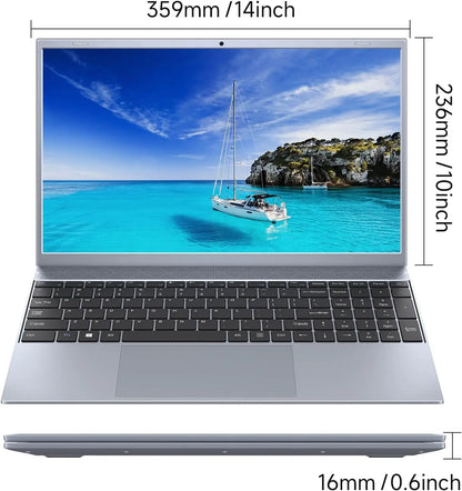 15.6" Laptop J3710 – 8GB RAM, 256GB SSD, Windows 11, Ideal for Students & Business