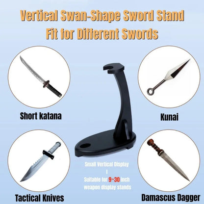 Vertical Katana Sword Display Stand – Samurai Saber & Demon Slayer Style Rack Holder for Home Decor & Collector Gift