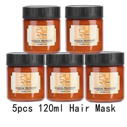 PURC 5-Second Magic Hair Mask — Argan Oil Nourishing Repair for Damaged, Frizz-Prone Hair
