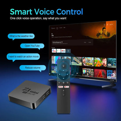 Smart ATV Box Z1 Mini – Android 10, Allwinner H313, 2GB RAM 8GB ROM, Dual 2.4G/5G WiFi, BT 5.2, 4K Media Player Set-Top Box