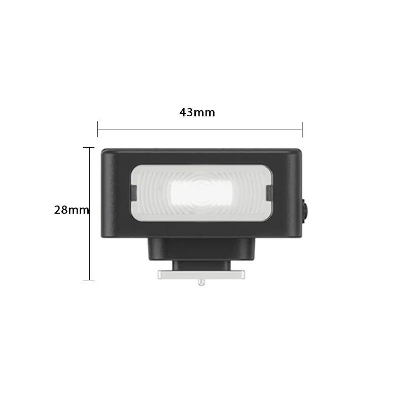 Ulanzi SL01/SL02 Mini Camera Flash – GN8 6500K SpeedLite for Canon, Sony, Nikon, Fuji DSLR, Vlog & Outdoor Photography