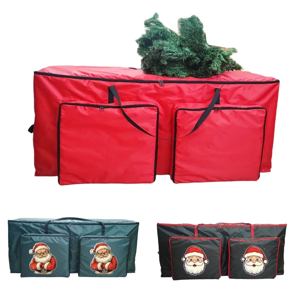Christmas Tree Storage Bag – Heavy Duty Oxford Fabric Waterproof Dustproof Zippered Container