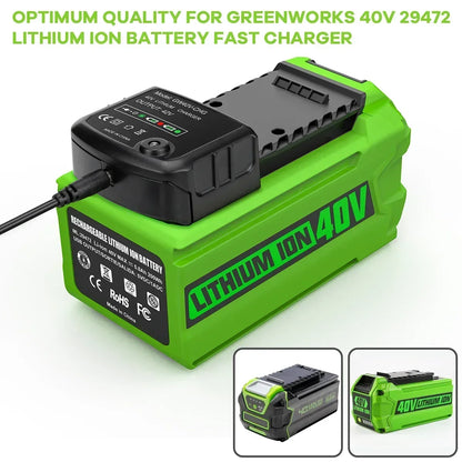 Greenworks 40V 6Ah G-MAX Li-Ion Replacement Battery – Compatible with Lawn Mowers & Power Tools