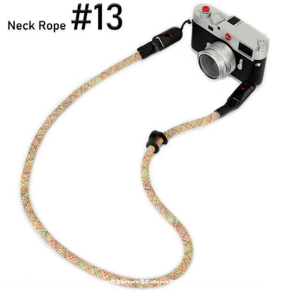Nylon Rope Sling Quick Release Camera Strap – Wrist & Neck Shoulder Strap for Fujifilm, Sony, Nikon, Canon & Leica Mirrorless Cameras