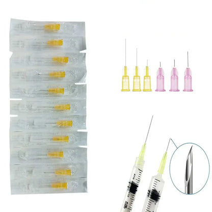 Superfine Precision Needles Assorted Sizes (18G–34G) – 4mm–38mm Lengths, Stainless Steel Fine Point Needles for Craft, Lab & General Use