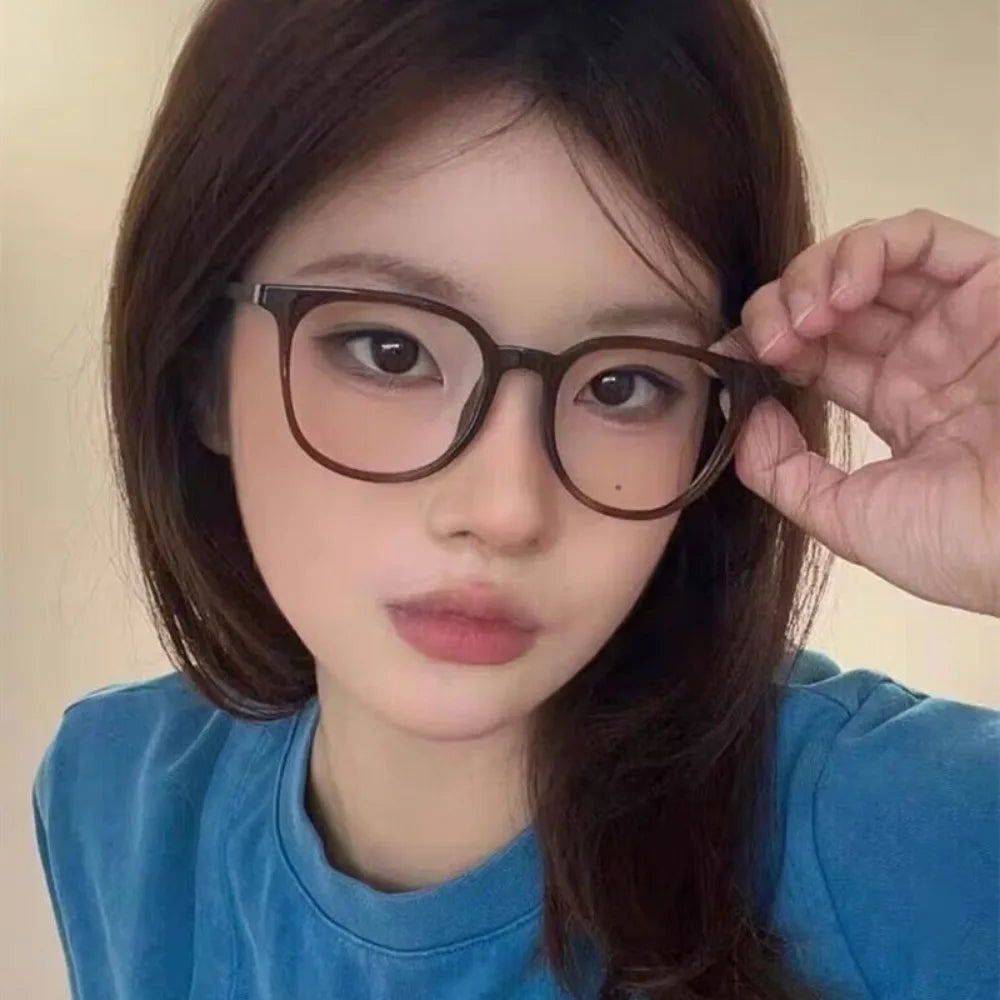 Fashion Anti-Radiation Unisex Eyeglasses – Transparent Retro Computer Glasses with Anti-Blue Light Lenses