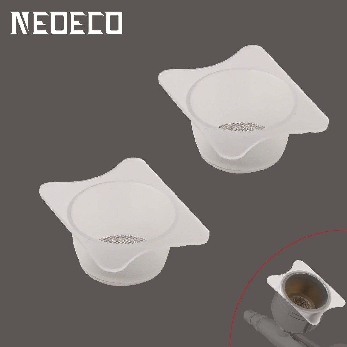 2pcs Airbrush Paint Purification Cups – Remove Impurities for NCT-SJ81/83, NCT-130/116