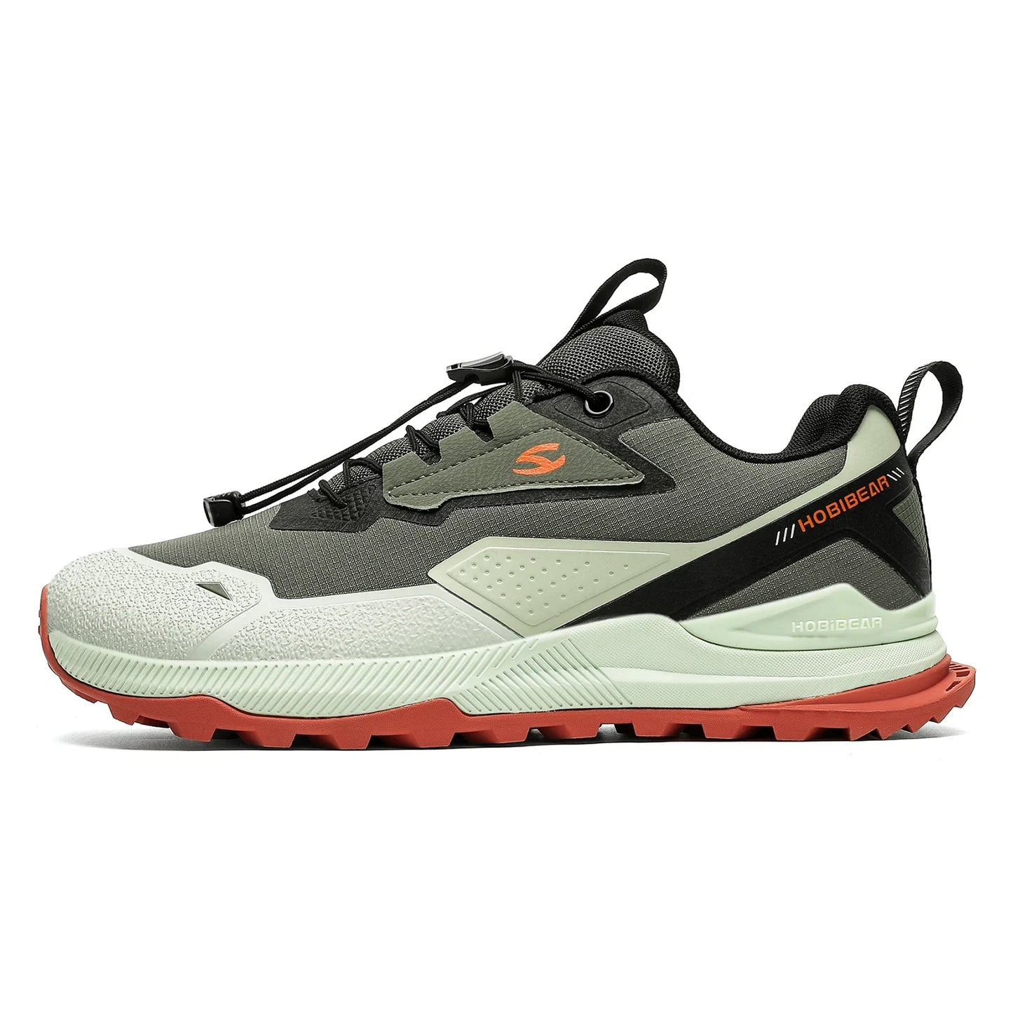 HOBIBEAR Hiking Shoes for Men & Women – Elastic Band, Non-Slip, Comfortable Outdoor Walking & Running Sneakers