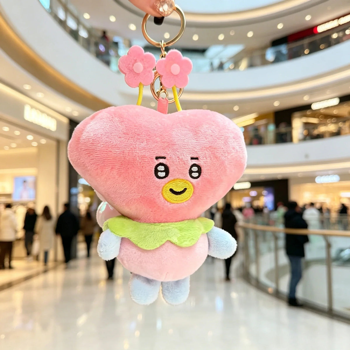 BT21 Character Keychain - Cute Cartoon Backpack Pendant & Decorative Anime Doll
