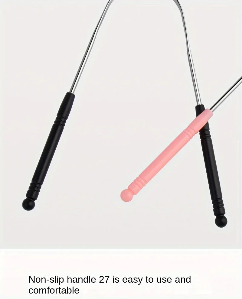 Stainless Steel Tongue Scraper – High-Quality Oral Tongue Cleaner Brush for Superior Oral Hygiene