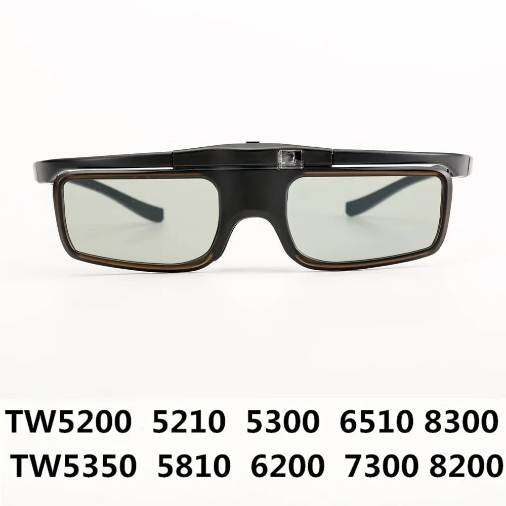 Active Shutter 3D Glasses — Rechargeable Bluetooth RF for Epson TW5700/5400/5600/930 & Sony, Samsung 3D TVs