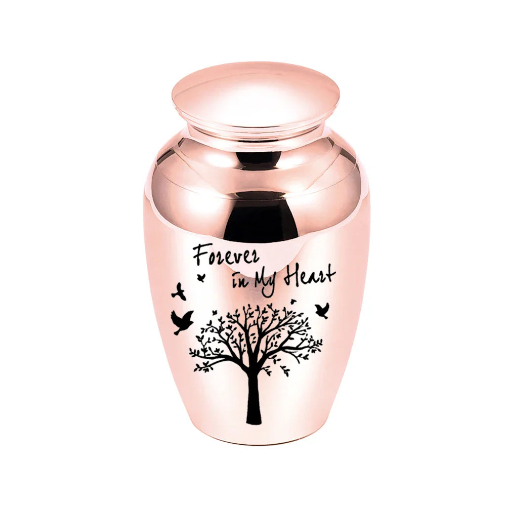 Tree of Life Small Urn for Human Ashes – Mini Keepsake Memorial Urn for Sharing Ashes
