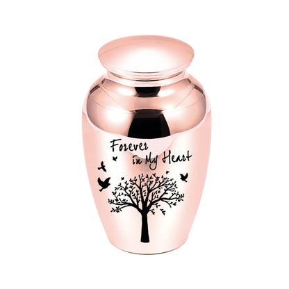Tree of Life Small Urn for Human Ashes – Mini Keepsake Memorial Urn for Sharing Ashes