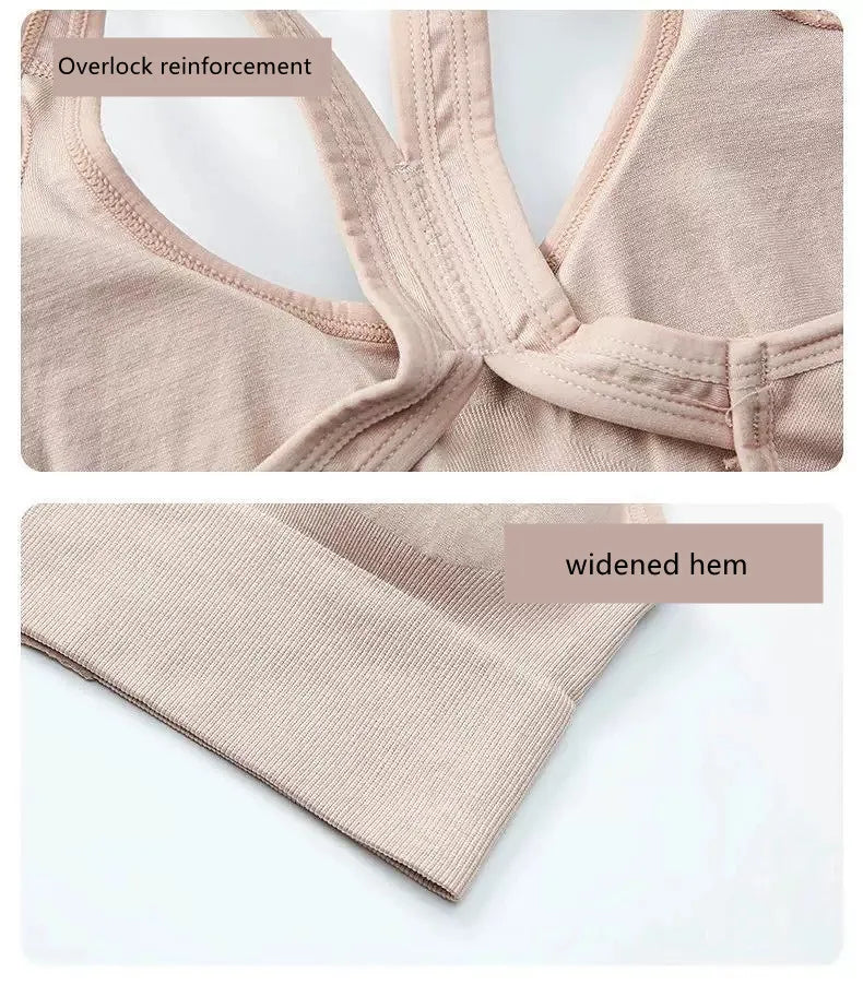 Women’s Gym Tank Top — Corset Sports Bra Push-Up Crop Top | Breathable Fitness & Running Athletic Wear